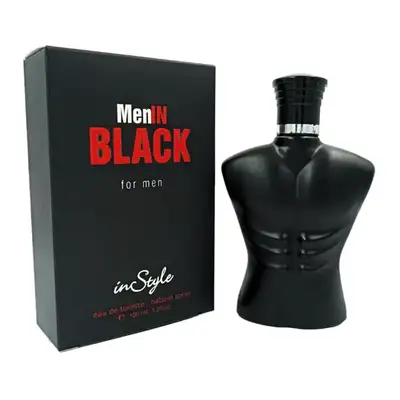 in black