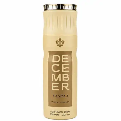 desodrante december vannile